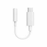 Adaptateur Jack 3.5mm vers USB C Blanc Bigben